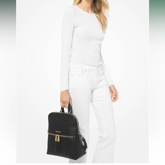 Michael Kors Rhea Medium Slim Backpack - Picture 2 of 10